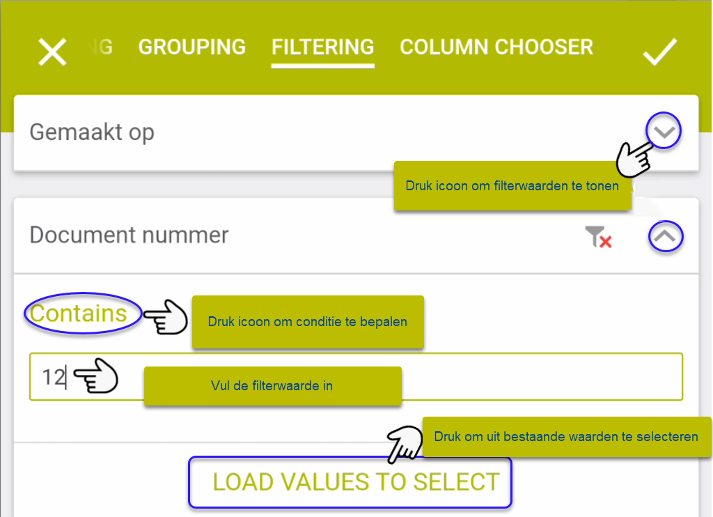 clp_web_filter chooser elements